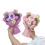 Crochet Flower Bouquet Handmade Roses 1 Set 7