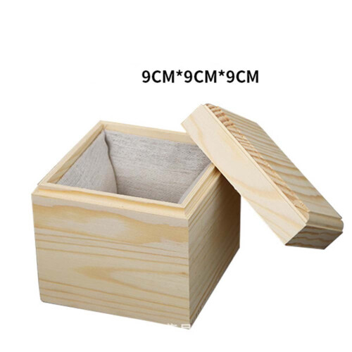 Pine Wooden Storage Box with Wooden Lining 1