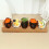 Wooden Temaki Sushi Roll Holder Display Stand with 4 Slots 8