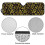 Jeep Wrangler Windshield Sunshade Foldable Gold Cheetah 6