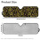 Jeep Wrangler Windshield Sunshade Foldable Gold Cheetah 7