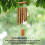 Bamboo Wind Chimes Outdoor Decor Natural Sound 3