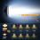 LED Light Bar Spot Driving Fog Light 18W 2PCS 8