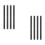 Drawer Slides Bottom Mount Plastic 4 Sets 6