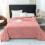 Fleece Throw Blanket Pink 59x78 Inches 5