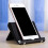 Phone Desk Stand Adjustable Foldable Blue One Size 3