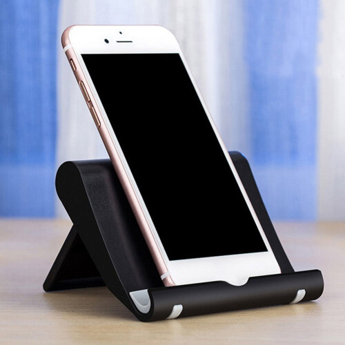 Phone Desk Stand Adjustable Foldable Blue One Size 2