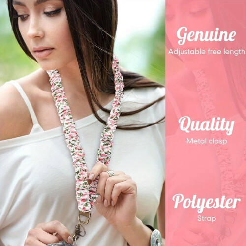 Teacher Scrunchie Lanyard Stretchy Neck ID Badge Holder 1 1