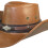 Cowboy Hat Brown Wide Brim Adjustable Chin Strap 8