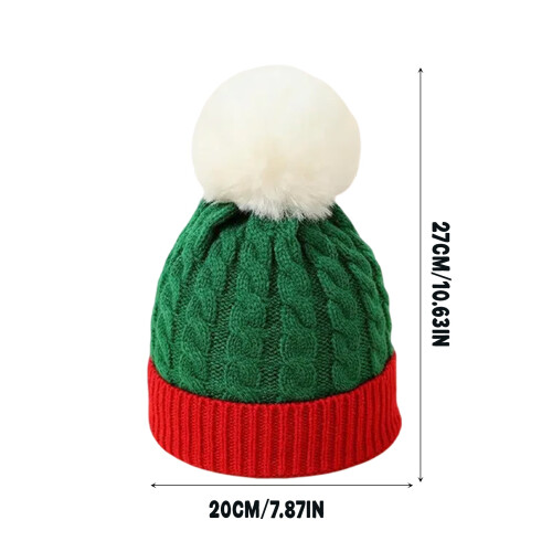 Christmas Hat for Toddler Green M 1