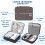 Electronics Organizer Pouch Black Portable 1 Pack 5