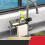 Kitchen Sink Organizer Rack with Hooks Space Aluminum Drip 3
