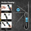 Instant-Read Meat Thermometer 0.5 Waterproof LCD 4