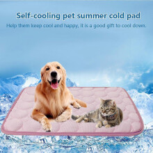 (pink S) Pet Cooling Mat - Cooling Mat for , Portable & Washable Pet for Outdoor, Car