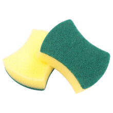 240Pcs Multi-Purpose Double-Faced Sponge Scouring Pads Dish Washing Scrub Sponge Stains Removing Cleaning Scrubber Brush
