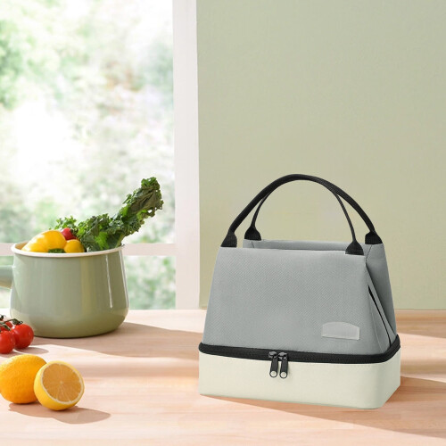 Insulated Waterproof Lunch Bag Adjustable Strap 24x20x14cm