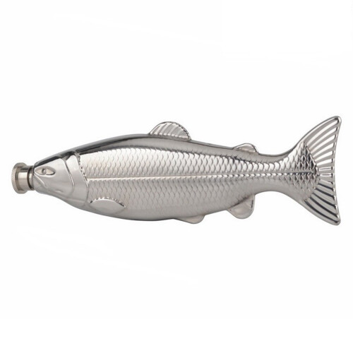 COMEET Fish-shaped Stainless Steel Wine Flask 375ml