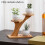 Bamboo 2-Tier Stand for Home Office Desktop Decor 1