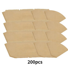 Coffee Filter Paper Fan-Shaped 200 pcs