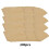 Coffee Filter Paper Fan-Shaped 200 pcs 1
