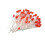 Fly Tying Materials Red Eyes 50 Pieces 4