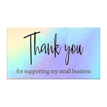 Thank You Business Cards 5x9cm 50 pcs