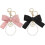 Lily Flower Keychain Set Pearl Bow Wristlet 2 Pcs 1