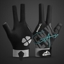 Billiard Glove Left-Handed Skin-Friendly Material 1 Pair