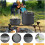 Camping Cookware Mess Kit Non-Stick Lightweight Stackable 7