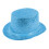 Top Hat Blue Victorian Jazz Hat 1 Piece 1