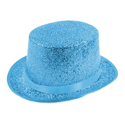 Top Hat Blue Victorian Jazz Hat 1 Piece