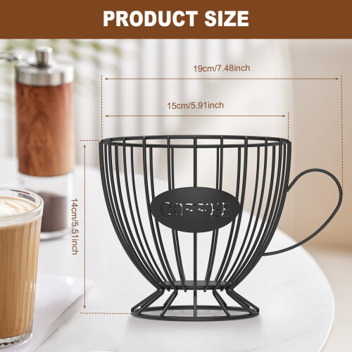 Coffee Pod Holder Extra-Large for Countertop Storage 2