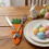Carrot Pouch Silverware Organizer for Easter Table Setting 2