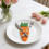 Carrot Pouch Silverware Organizer for Easter Table Setting 6