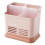 Limei plastic utensil holder with 4 compartments and 2