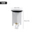 Bathroom Sink Pop-Up Drain Stopper 40mm 6