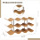 Wooden Wine Rack 3-Tier 12-Bottle Countertop Organizer 5