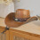 Cowboy Hat Brown Wide Brim Adjustable Chin Strap 7