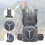 Hydration Backpack Insulated Gray 2