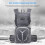 Hydration Backpack Insulated Gray 6