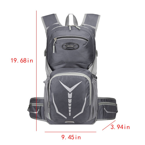 Hydration Backpack Insulated Gray 2