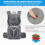 Hydration Backpack Insulated Gray 5