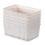 Plastic Weave Storage Baskets 6 Pcs 1
