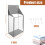 Over-Door Laundry Hamper Foldable Mesh Basket 2-Pack 2