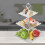 Snack Stand Dessert Display Stand with Handles 3-Tier 4