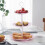 Snack Stand Dessert Display Stand with Handles 3-Tier 5