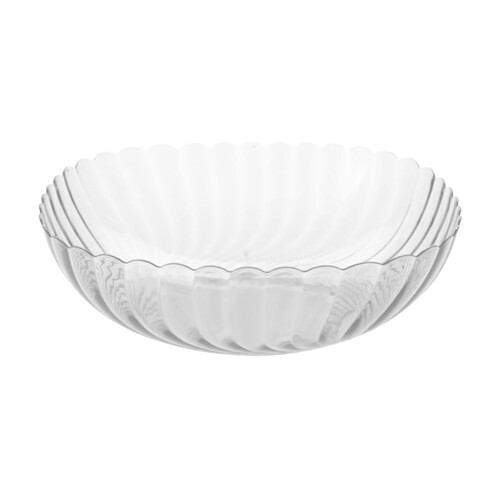 Clear Plastic Fruit Bowl Lightweight Stylish Design 1 Piece 1