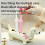 Ceramic Dog-Shaped Toothbrush Holder with 4 Holes 5