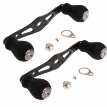 Black EVA Fishing Reel Handle Grip 2 pcs