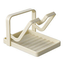 Kitchen Pot Lid Storage Rack with Removable Drip Tray 1 Pack